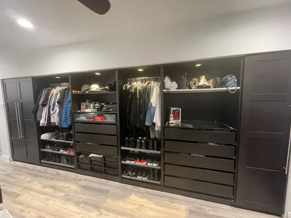 Closet space