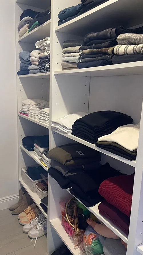 Closet space